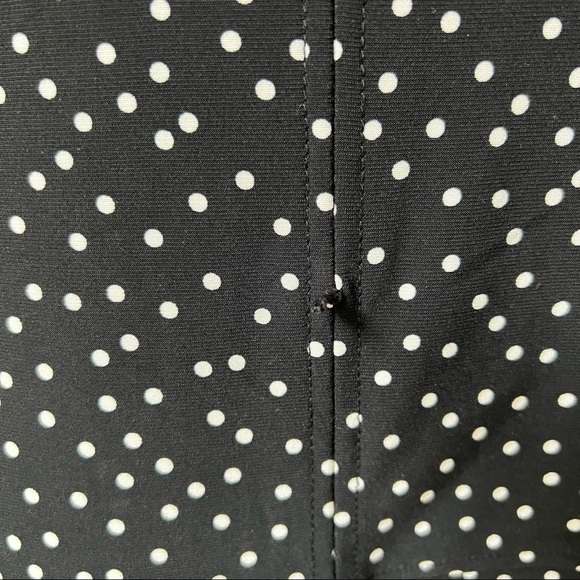 Tommy Hilfiger Black Dress with White Polka Dots. - Picture 6 of 9
